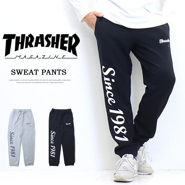 THRASHER（スラッシャー） プリント スウェットパンツ イージーパンツ