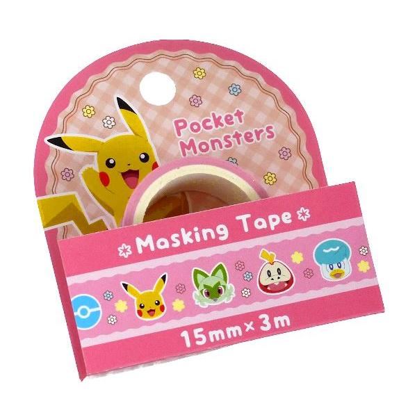 マスキングテープ ポケモンB 1.5cm×長さ3m (100円ショップ 100円均一
