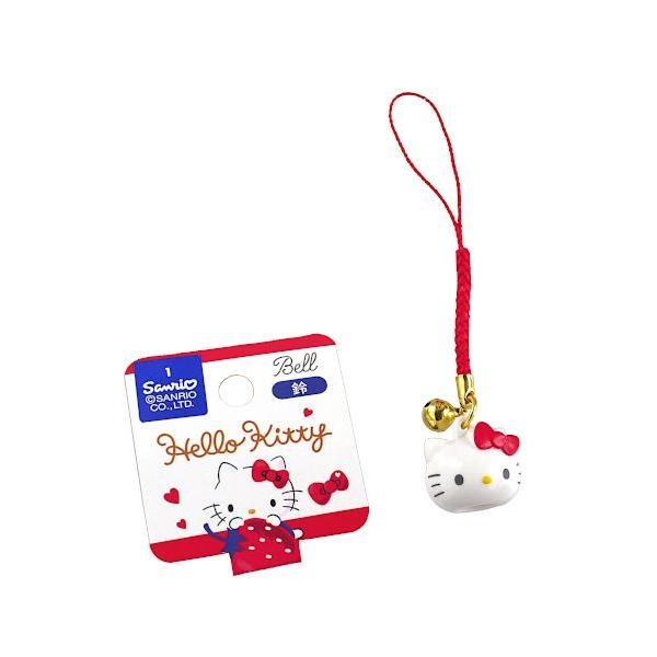 ストラップ ハローキティ マスコット鈴付 (100円ショップ 100円均一