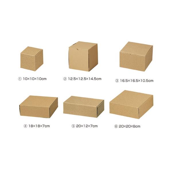 ギフトボックス 組立式ナチュラルボックス 20×12×7cm(10枚) / kp38-286