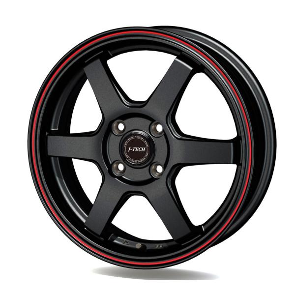 TRYALPHA J-TECH S-6 ブラックエディション 14インチ 4.5J +45 4-100