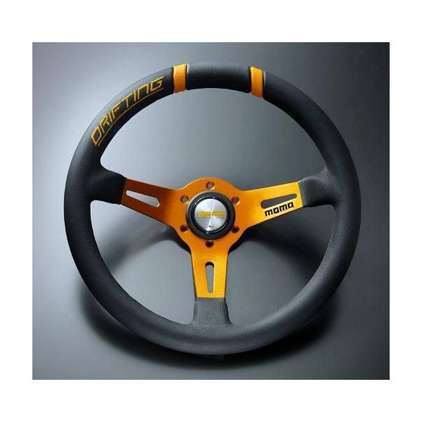 正規輸入品】MOMO ステアリング ドリフティング 33パイ オレンジ