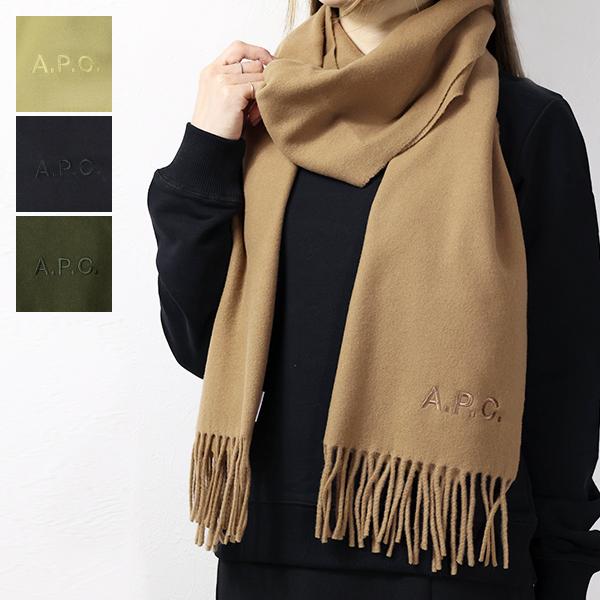 A.P.C.（アーペーセー） AMBROISE BRODEE マフラー ストール ロゴ刺繍