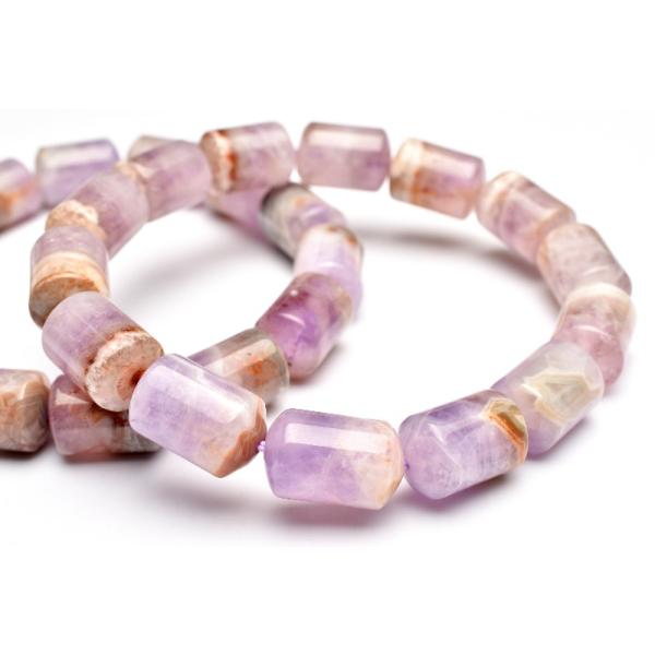 blue.ks】No.3 アメジスト&クレイジーレースアゲート共生トップ blue