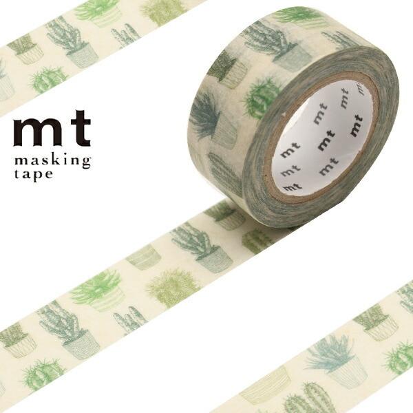 マスキングテープ mt ex サボテン 幅20mm （ カモ井加工紙 マステ 和