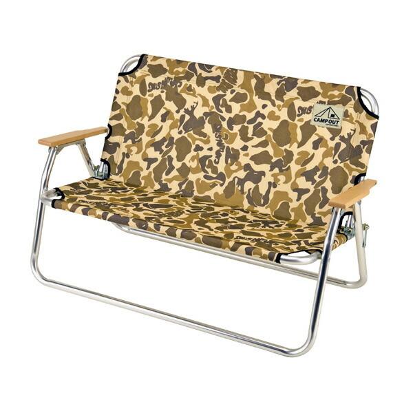 CAPTAIN STAG（キャプテンスタッグ） 折りたたみ椅子 アルミ背付ベンチ