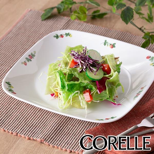 プレート 23cm スクエア コレール CORELLE 皿 食器 スウィート