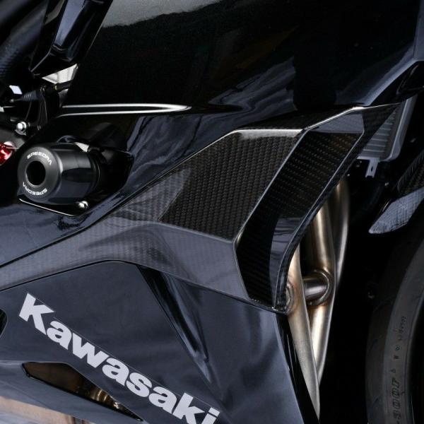 ZX-25R サイドカウルダクト 左右セット ドライカーボン SPEEDRA