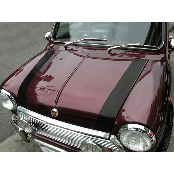 ローバーミニ/クラシックミニ クーパーボンネットライン ブラック