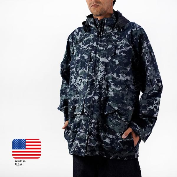 ゴアテックスジャケット U.S.NAVY NWU BLUEBELLY GORETEX PARKA ECWCS