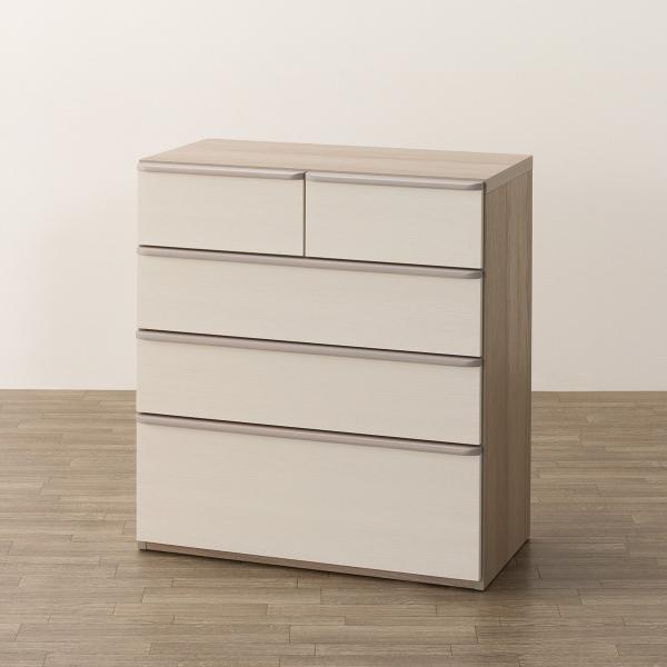 ニトリ（NITORI） ローチェスト(ニーズ3 80LC WW/GY) ニトリ期間限定