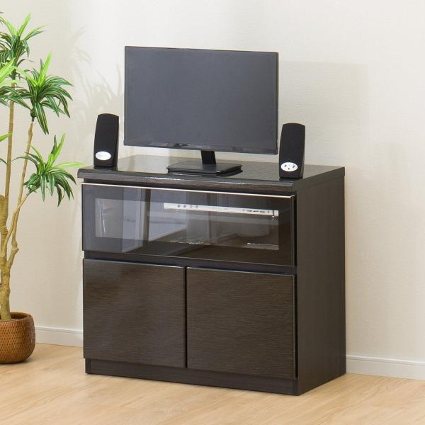 ニトリ（NITORI） 幅80 光沢のある木目模様が美しいAVキャビネット