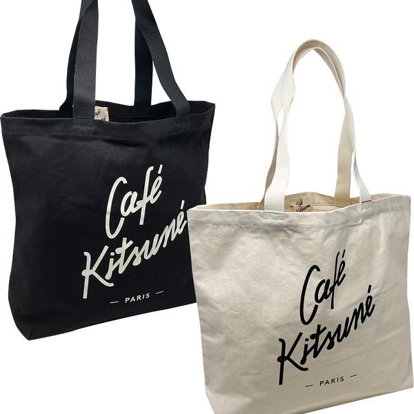 Cafe Kitsune 並行輸入品 メゾンキツネ トートバッグ カフェキツネ
