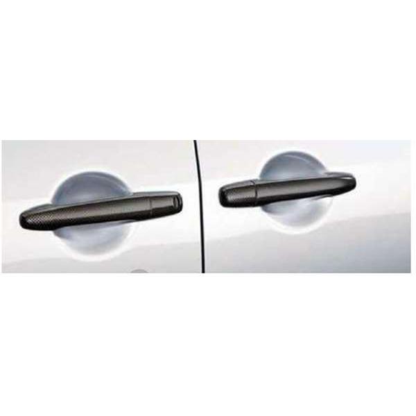 デリカD：5 カーボン調ドアハンドルカバー 三菱純正部品 パーツ