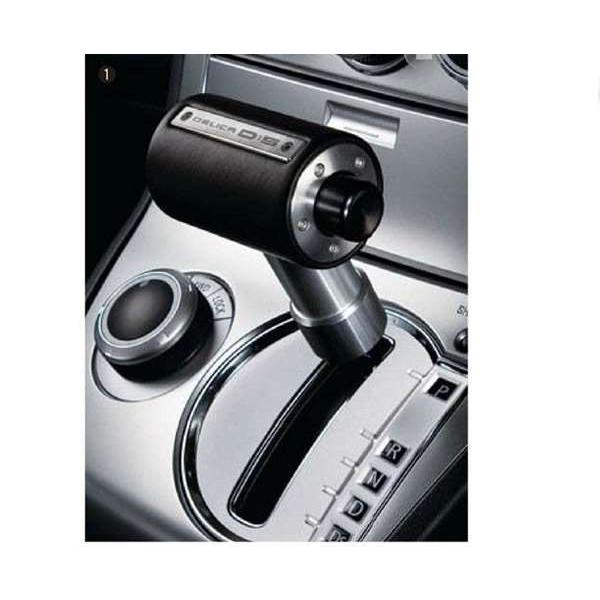 デリカD：5 アルミ／本革シフトノブ 三菱純正部品 パーツ オプション