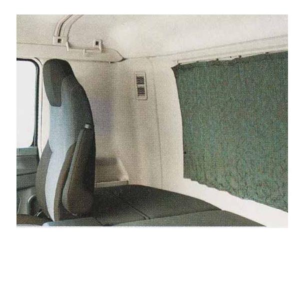 スーパーグレート リヤカーテン プリント生地(グレー/プリーツ無) 三菱