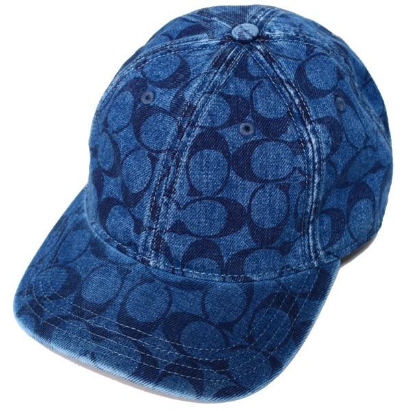 COACH（コーチ） 小物 コットン レザー シグネチャー キャップ 帽子