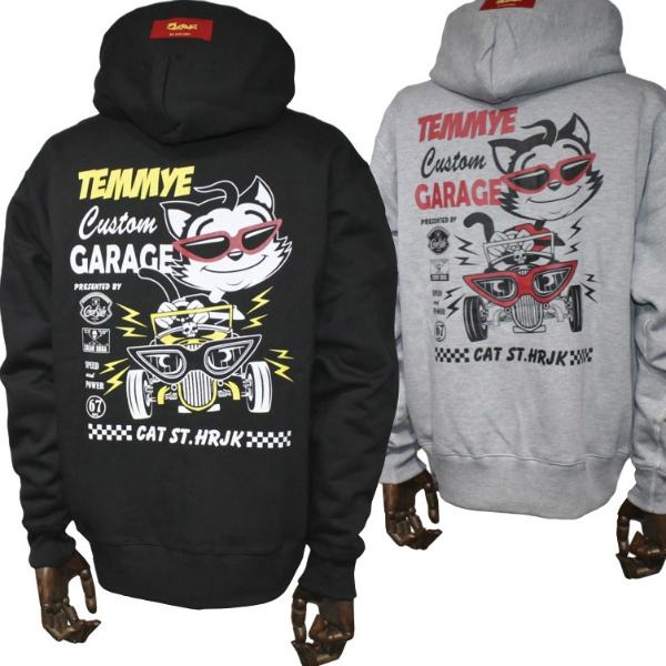 クリームソーダ（CREAM SODA） TE C-GARAGEジップパーカー ブラック