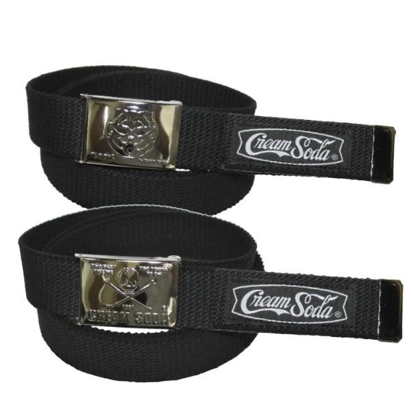 クリームソーダ（CREAM SODA） G.Iベルト 角ドクロ ティミーSILVER