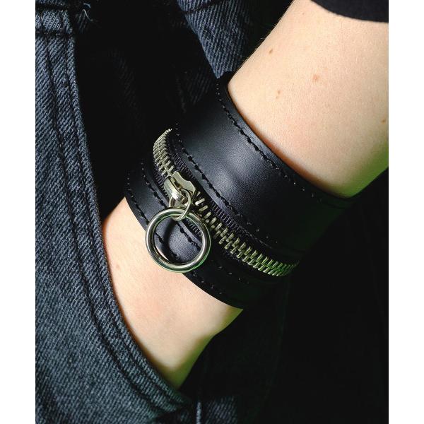 GROK LEATHER ブラックレザーバングル GROK LEATHER ブラックレザー