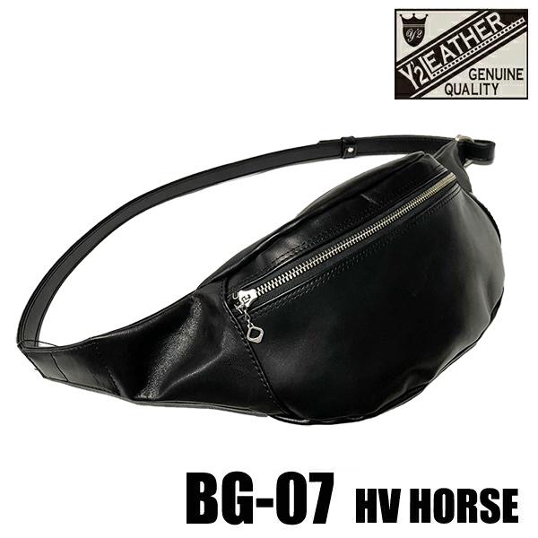 Y'2 LEATHER ワイツーレザー ショルダーバッグ BG-07 HV HORSE