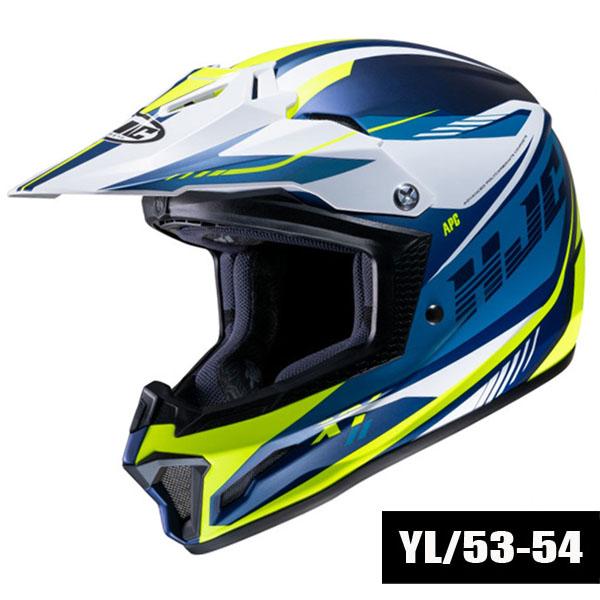 送料￥880】HJC CL-XY2 ヘルメット ドリフト/MC3(ブルーイエローフロー