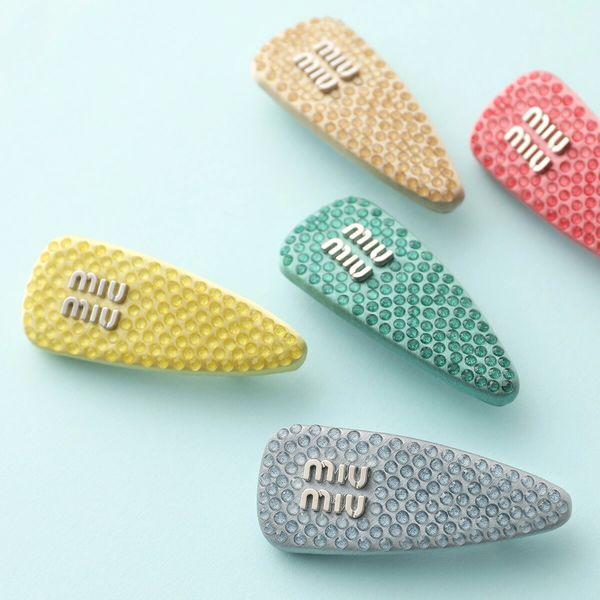 miu miu（ミュウミュウ） バレッタ 5IF092 2DDK レディース ロゴ ヘア