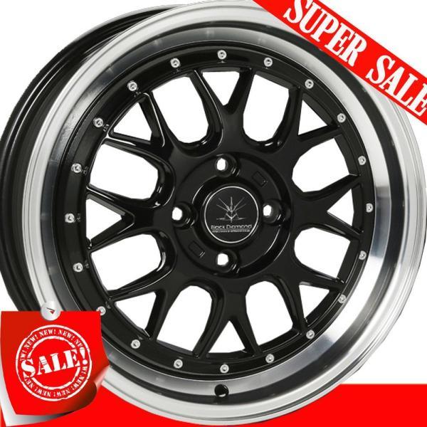 サマータイヤホイールセット 165/40R16 ブラックダイヤモンド BD00