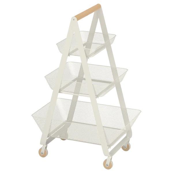 イケア（IKEA） 【IKEA】RISATORP/リーサトルプ ワゴン ホワイト