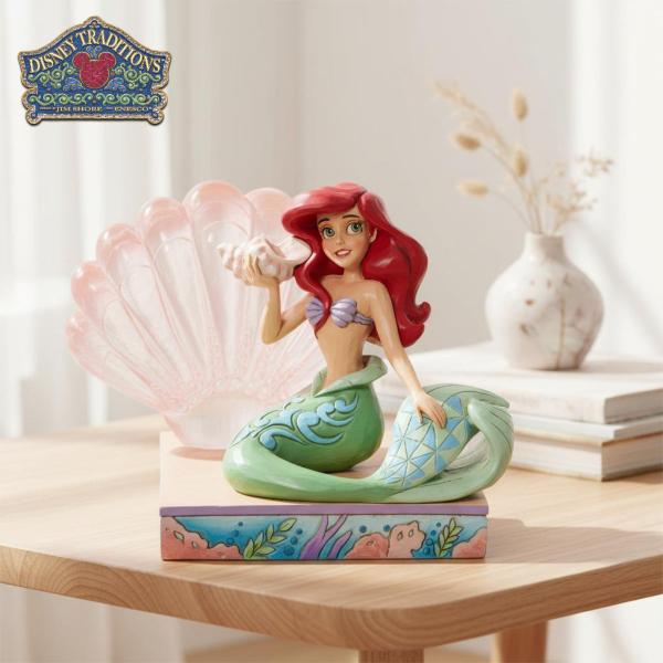 Disney（ディズニー） アリエル 透明な貝殻 12.5cm リトルマーメイド