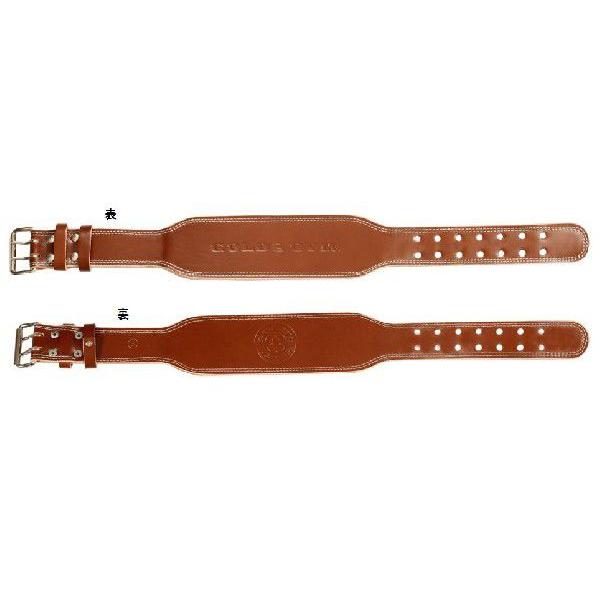 ゴールドジム（GOLD'S GYM） プロレザーベルト Lサイズ G3324