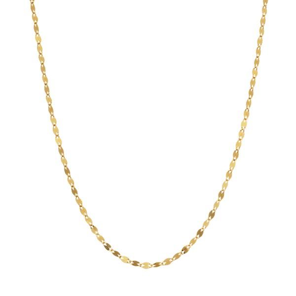 ジュエリーツツミ K18イエローゴールドロングネックレス（60cm