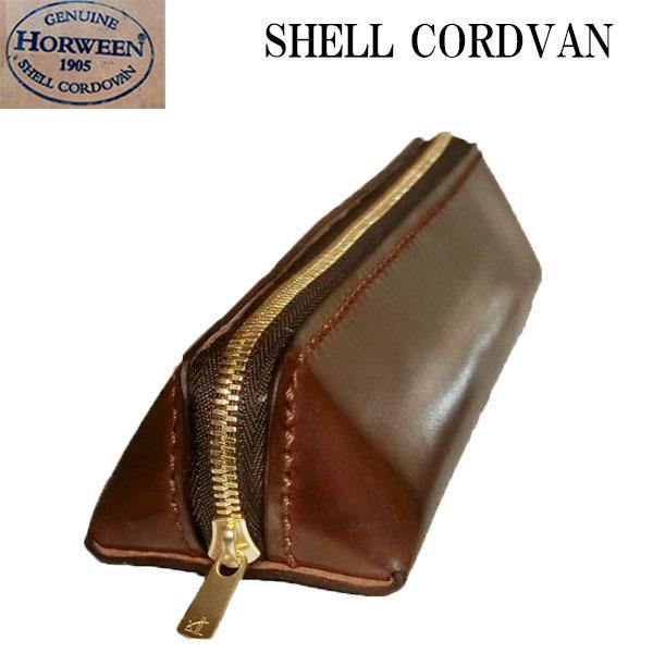シェルコードバン ペンケース /ホーウィン社シェルコードバン : シェル