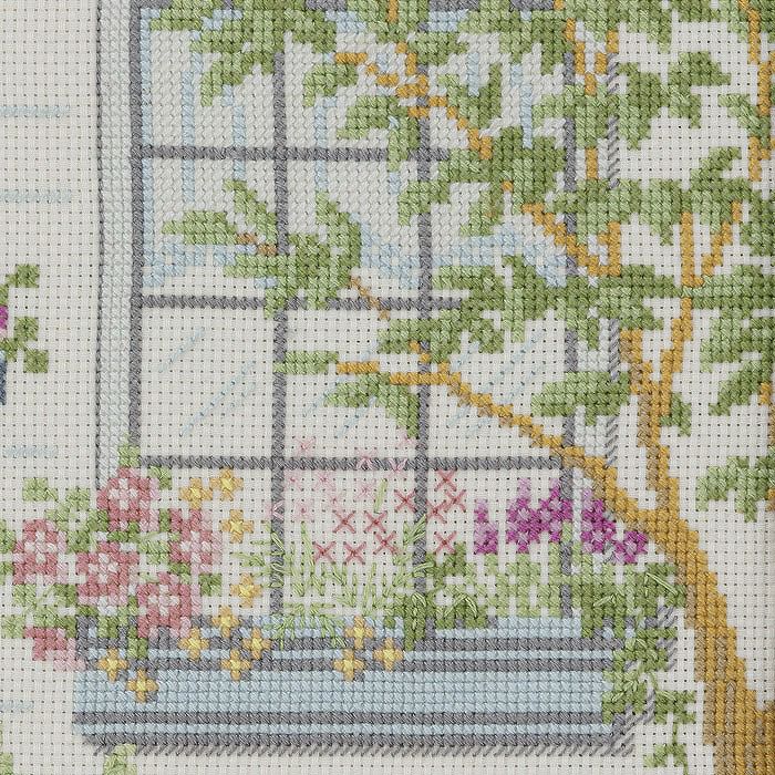 クロスステッチフレーム＜憧れのフラワーガーデン＞ | リバティ 生地