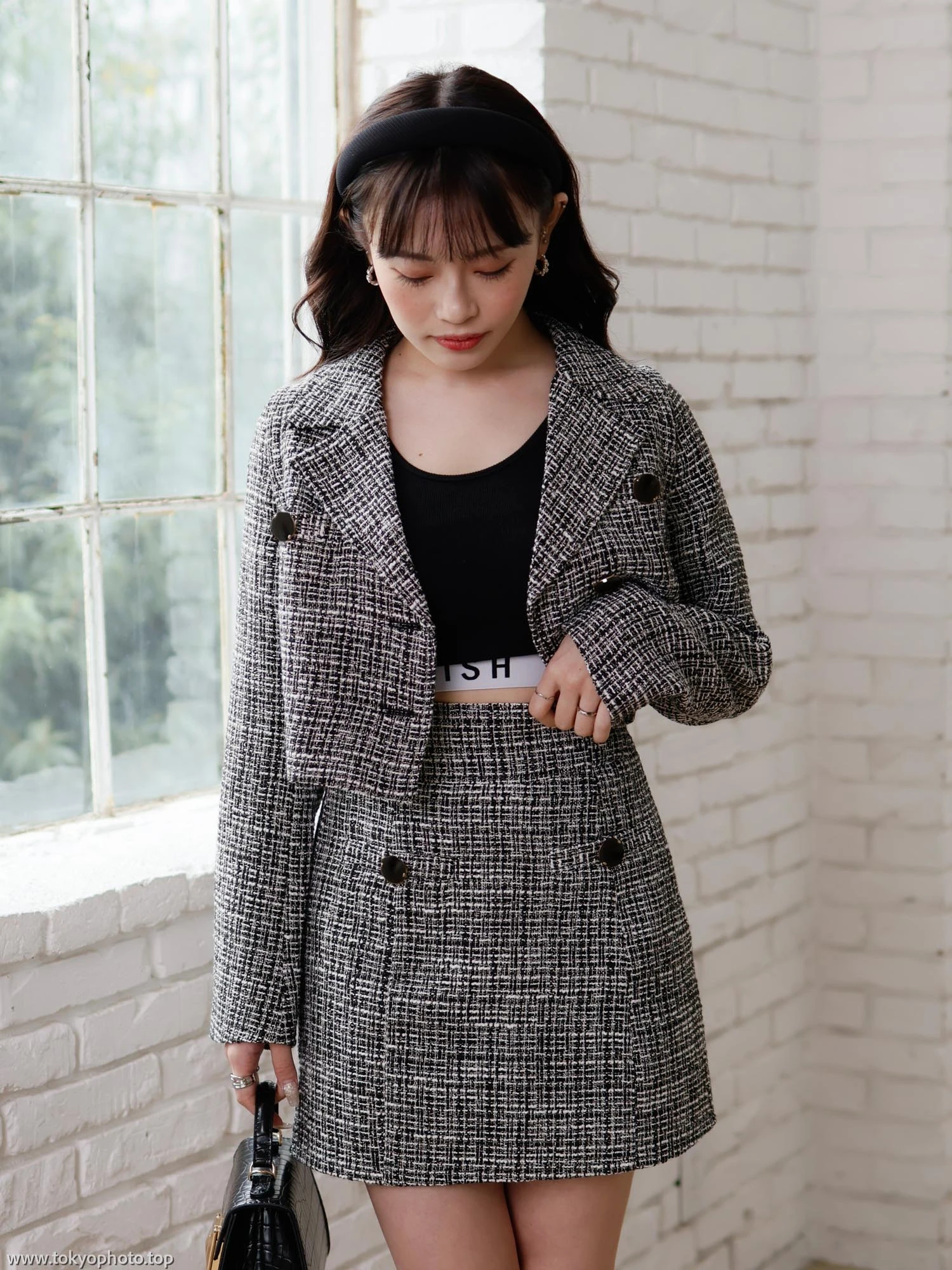 LIP SERVICE（リップサービス）｜ 2wayスリーブspringツイード