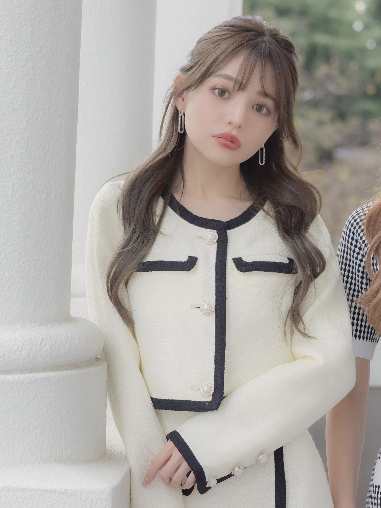 LIP SERVICE（リップサービス）｜ バイカラーツイードジャケット