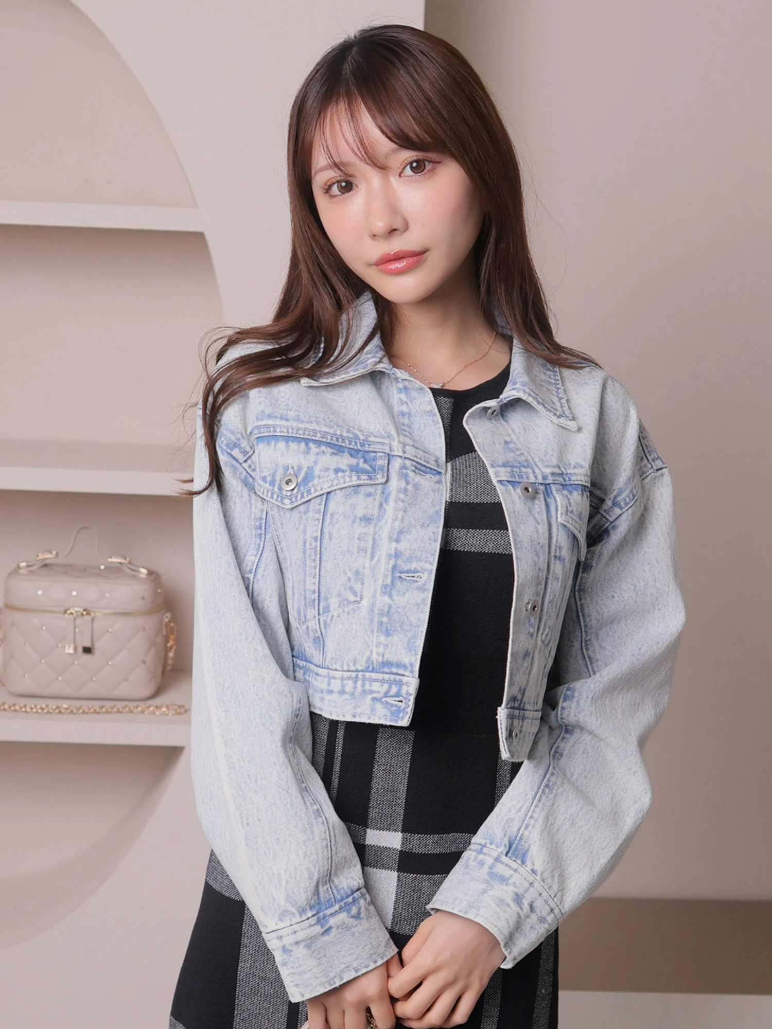 LIP SERVICE（リップサービス）｜ lady denimクロップドGジャン