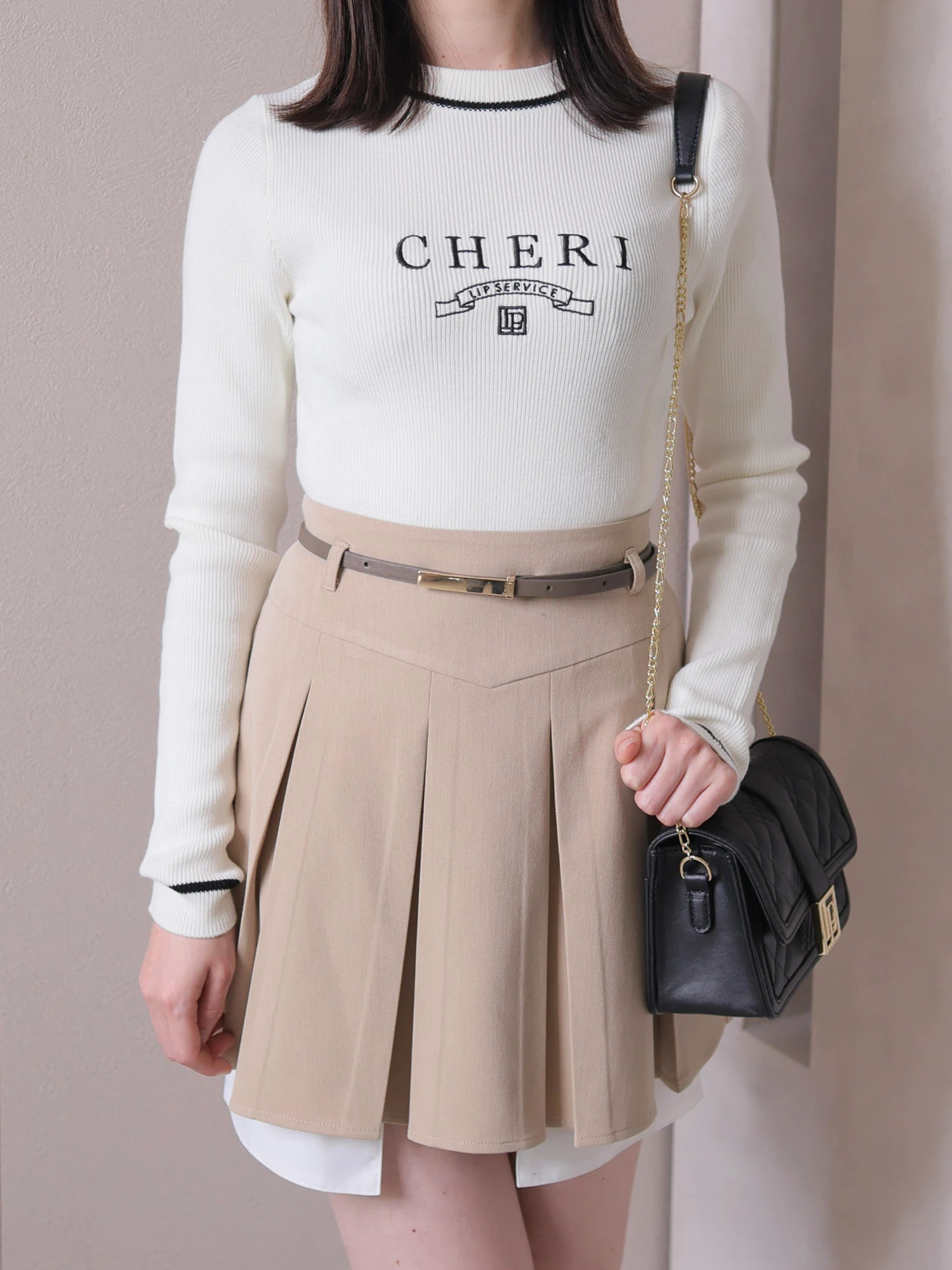 LIP SERVICE（リップサービス）｜ 2wayポケットプリーツスカート