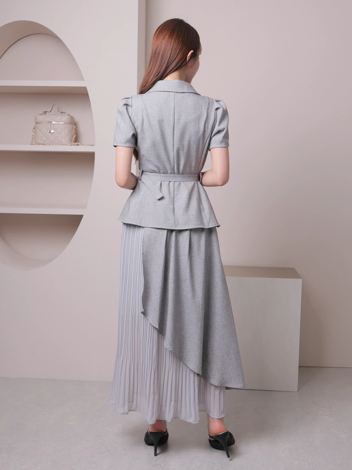 LIP SERVICE（リップサービス）｜ ジャケットレイヤードプリーツ