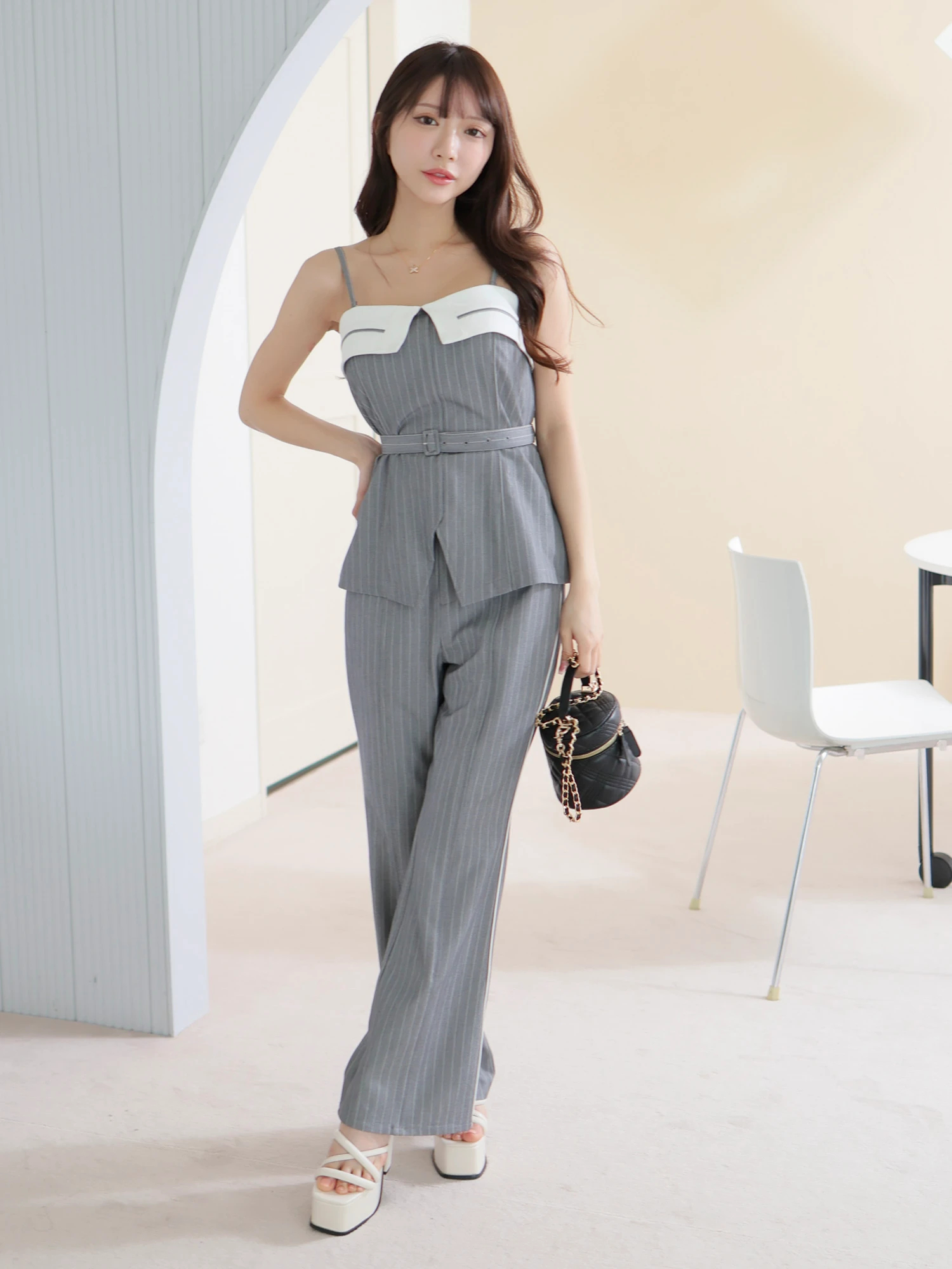 LIP SERVICE（リップサービス）｜ バイカラービスチェセットアップ