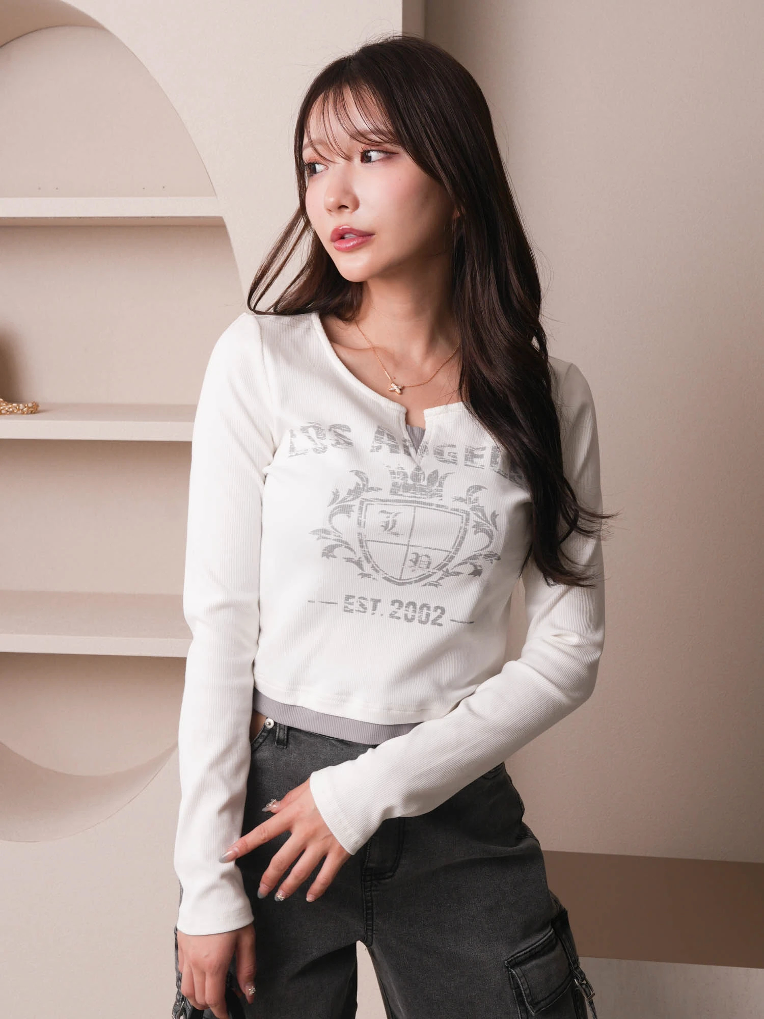 LIP SERVICE（リップサービス）｜ レトロプリントカットトップス