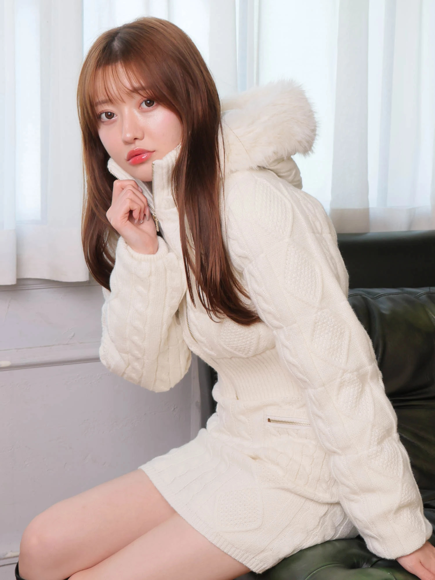 LIP SERVICE（リップサービス）｜ ウォームケーブルニット中綿