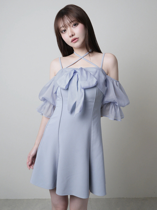 LIP SERVICE（リップサービス）｜ ツイードオフショルアンサンブル