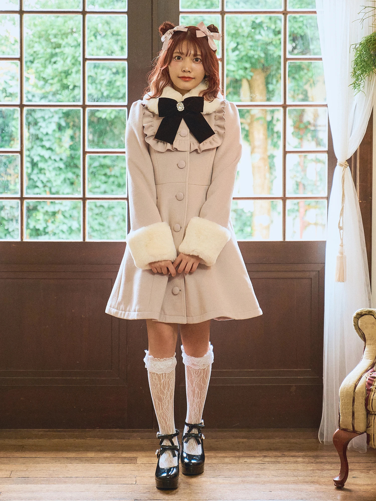 ビジューリボンドーリーコート - Ank Rouge(アンクルージュ)のコート