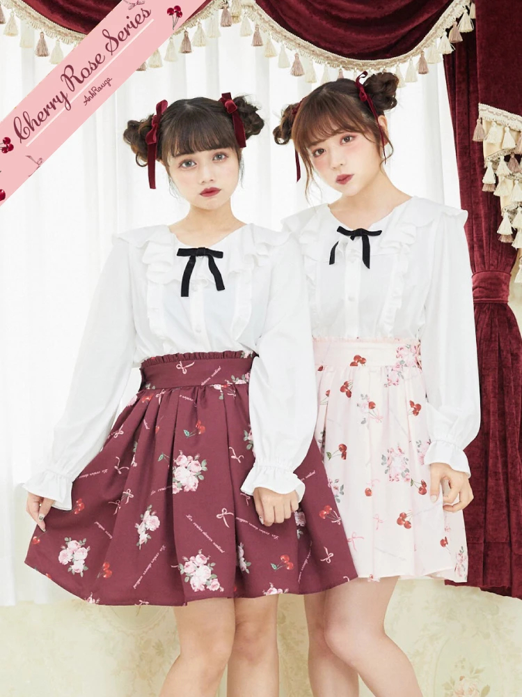 Cherry Roseスカート - Ank Rouge(アンクルージュ)のスカート