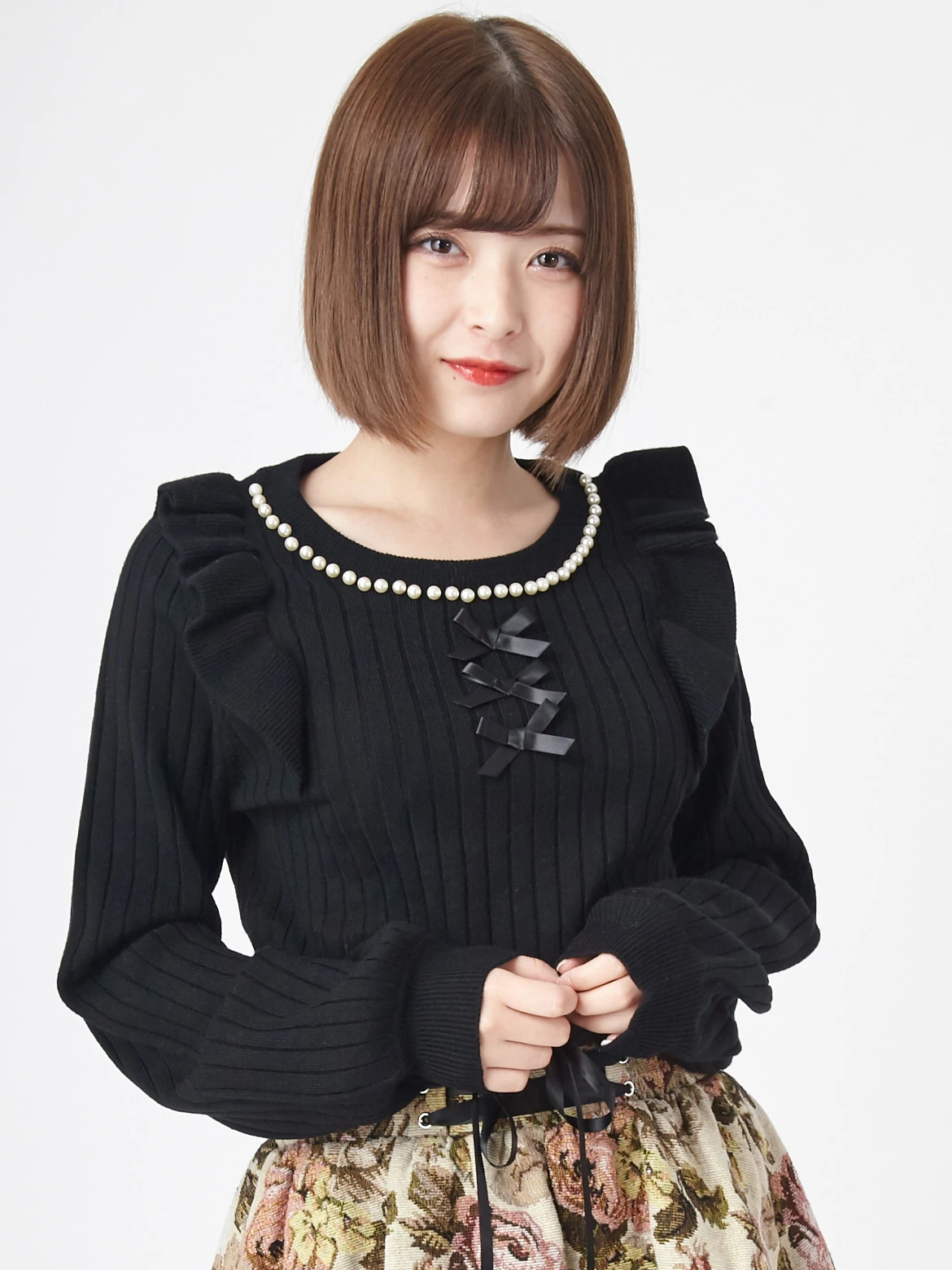 パールリボンニット - Ank Rouge(アンクルージュ)のニット