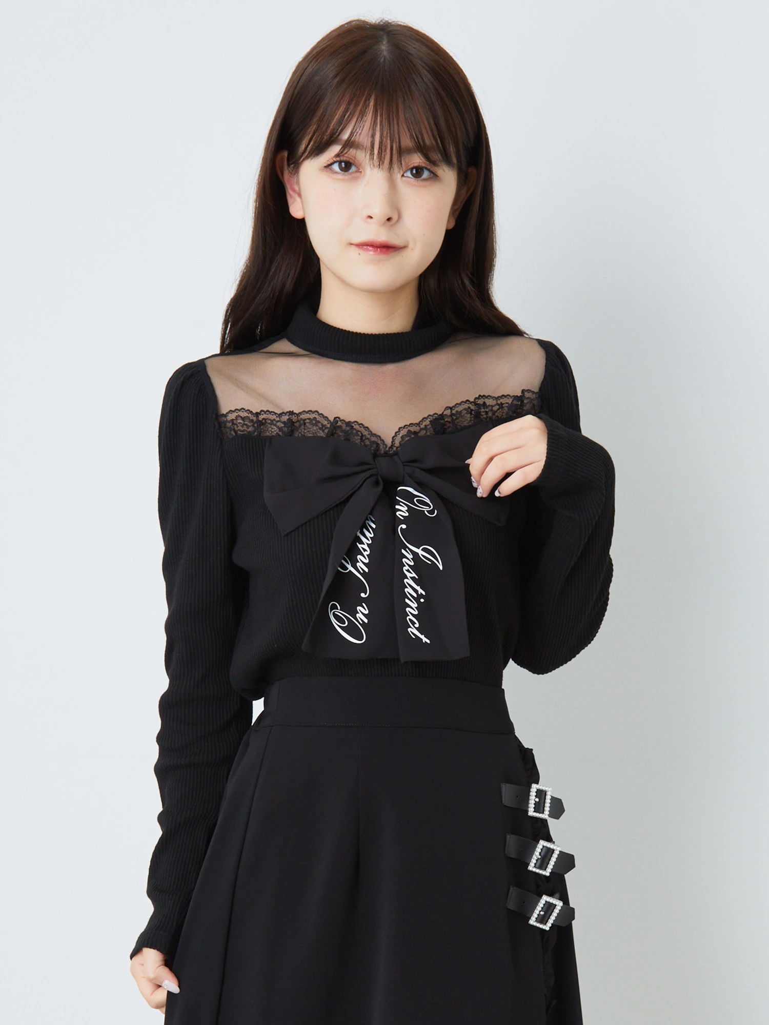 リボンTOPS - Ank Rouge(アンクルージュ)のTシャツ・カットソー