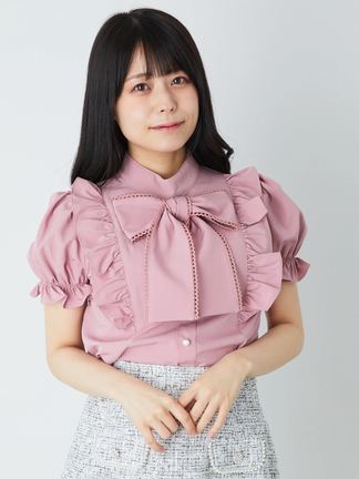 Bigリボンフリルブラウス - Ank Rouge(アンクルージュ)のシャツ