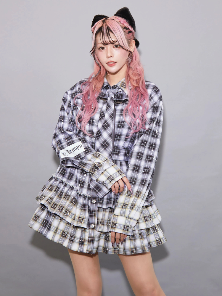 BemqinブリーチチェックシャツOP - Ank Rouge(アンクルージュ)のシャツ