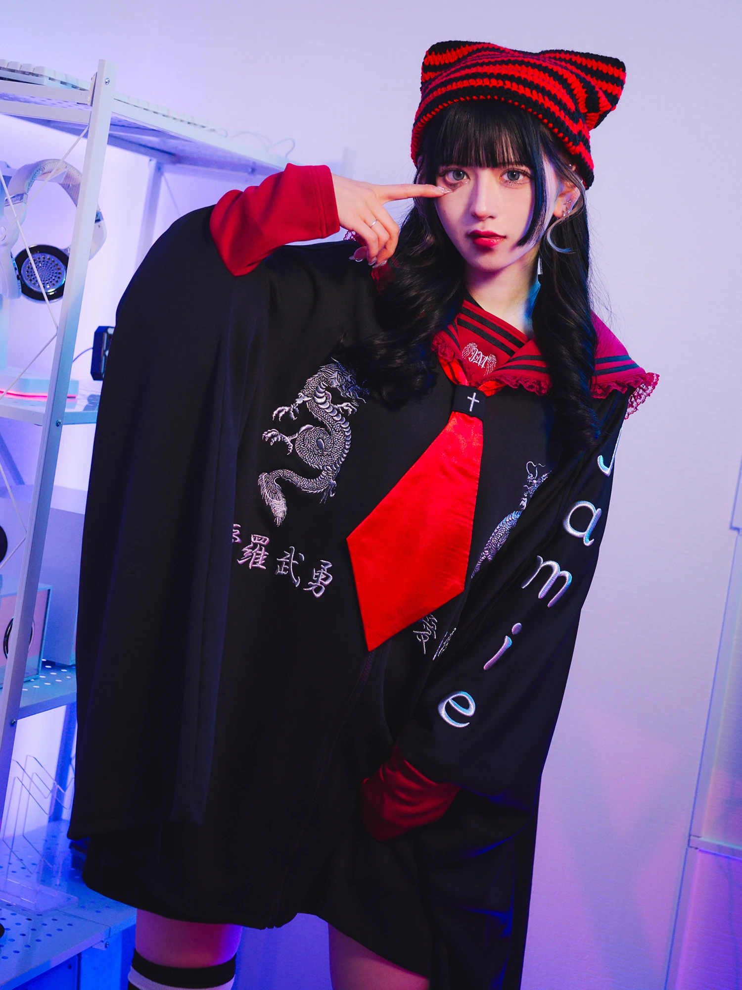 四角のセーラーパーカー - Jamie エーエヌケー(ジェイミーエーエヌケー